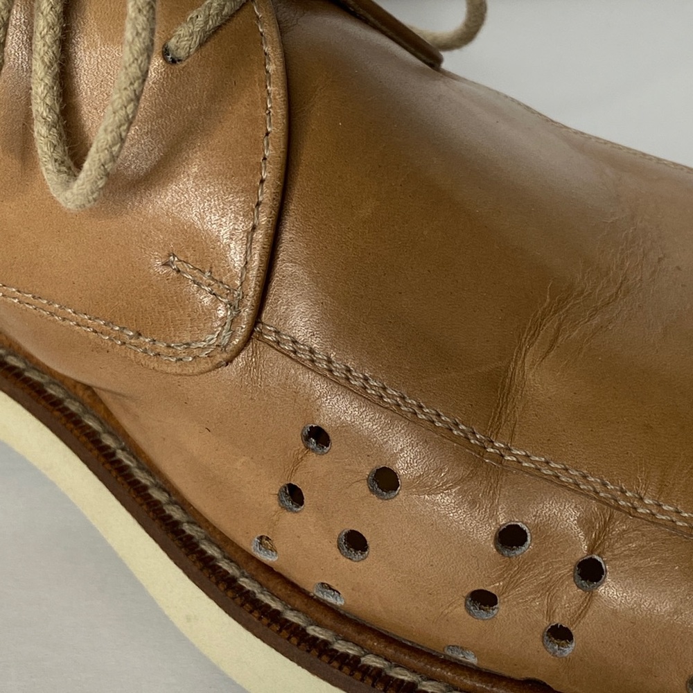 Mezlan Balboa Lace-Up Tan Leather Shoe Sz 8.5 - Picture 12 of 13